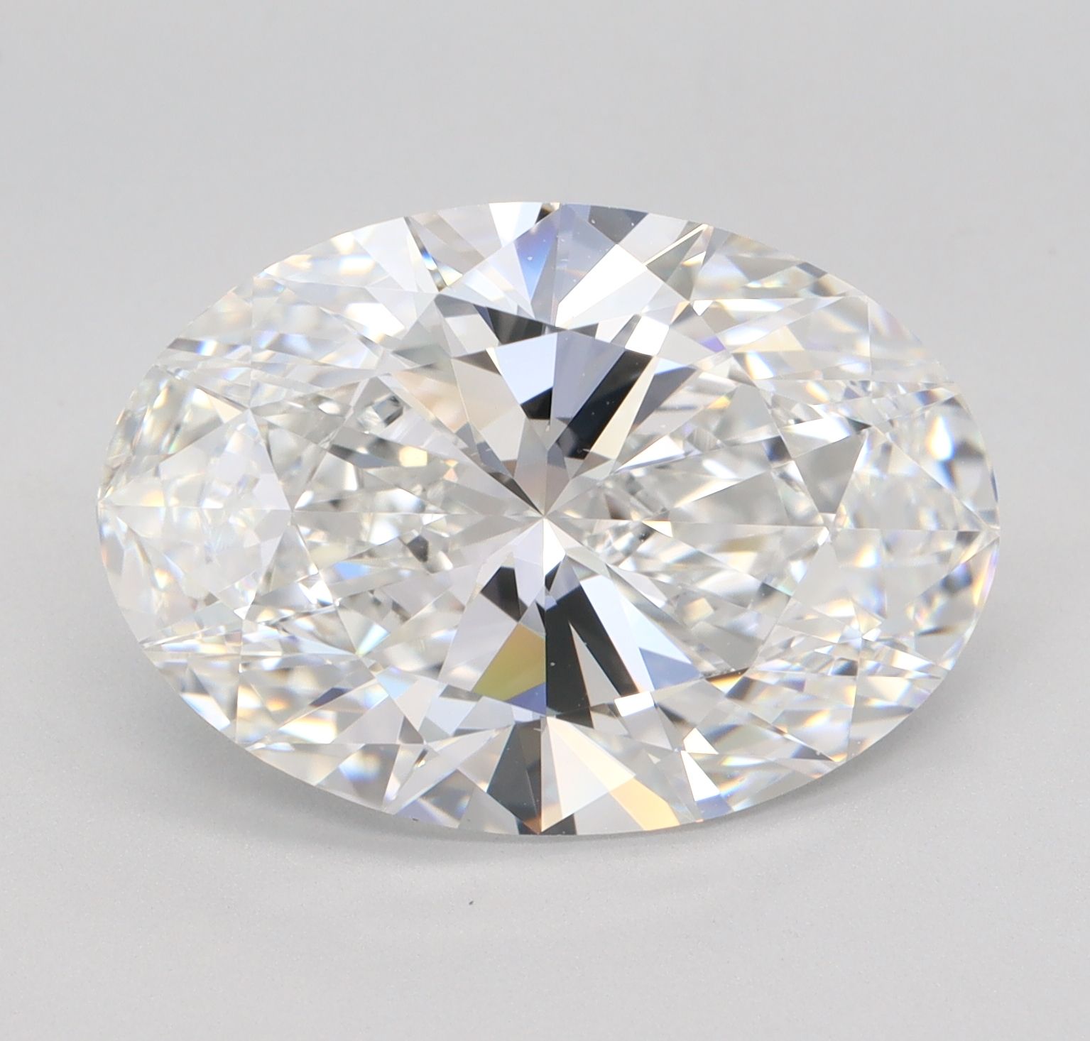 5.88 ct. oval Lab Grown Diamond front image
