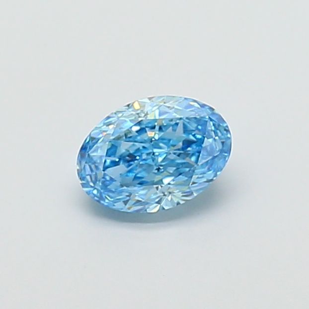 1.05 CT Fancy Vivid Blue OVAL