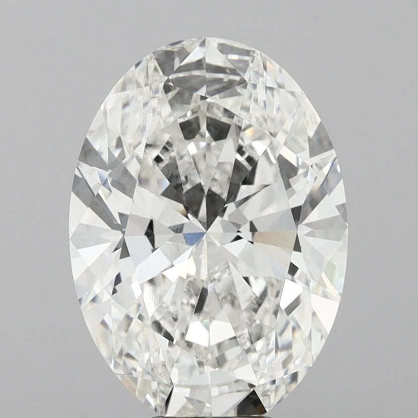 8.09 ct. oval Lab Grown Diamond front image