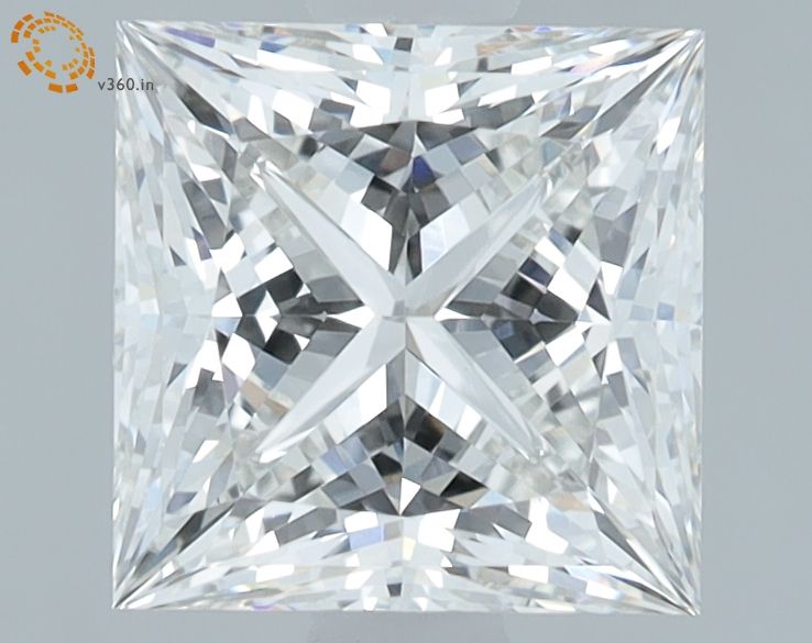 1.76 ct. princess Lab Grown Diamond front image