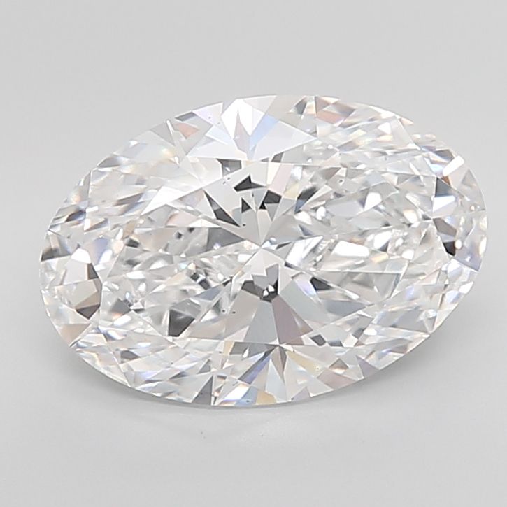 6.56 ct. oval Lab Grown Diamond front image