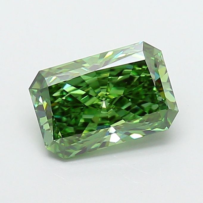 1.53 CT Fancy Vivid Green RADIANT