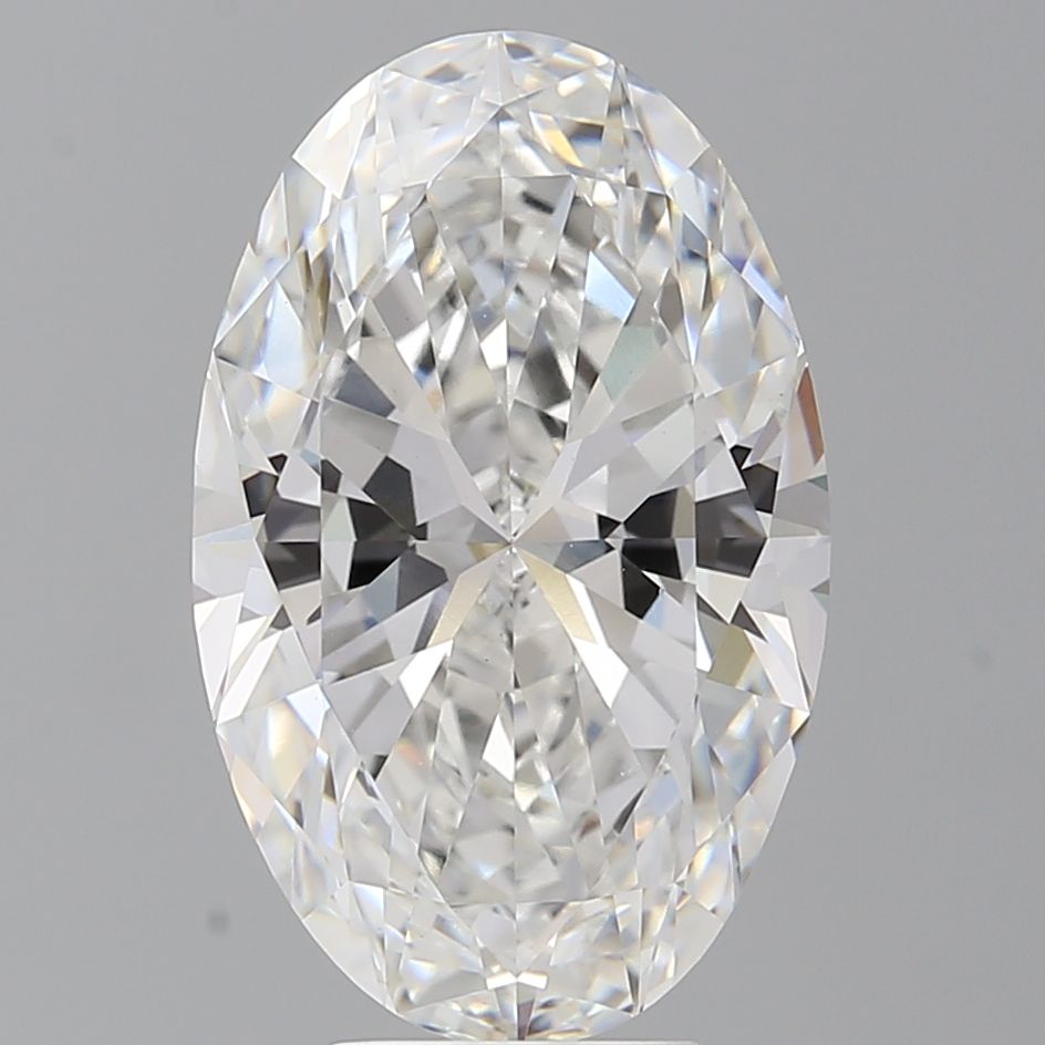 6.53 ct. oval Lab Grown Diamond front image