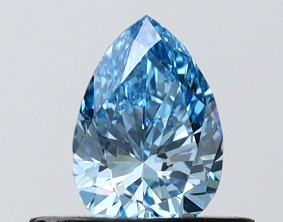 0.49 CT Fancy Vivid Blue PEAR