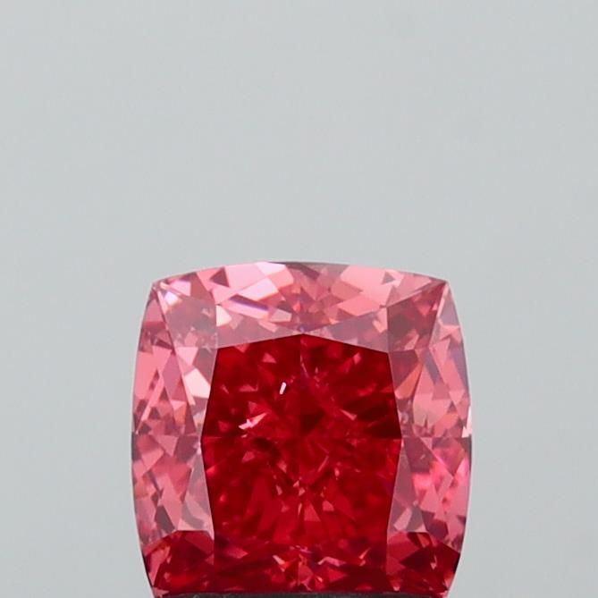 1.55 CT Fancy Vivid Pink CUSHION MODIFIED