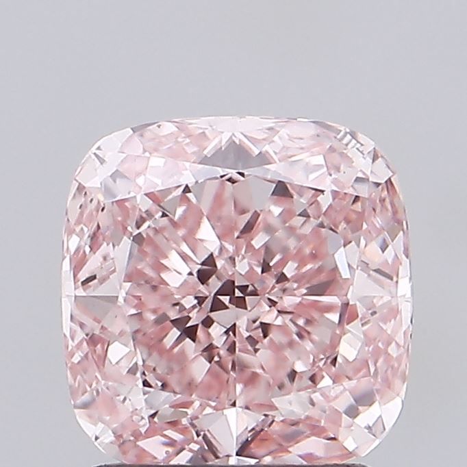 1.57 CT Fancy Intense Pink CUSHION MODIFIED