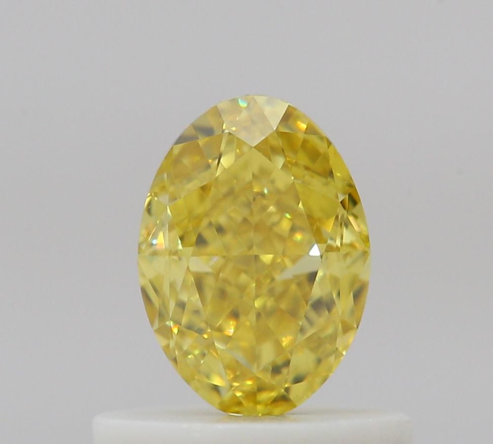 Diament 0.63 ct Fancy Vivid Yellow/VS2