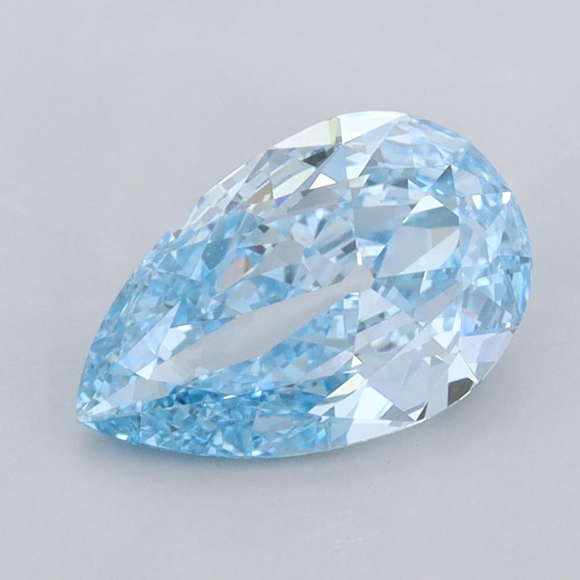 1.11 CT Fancy Vivid Blue PEAR