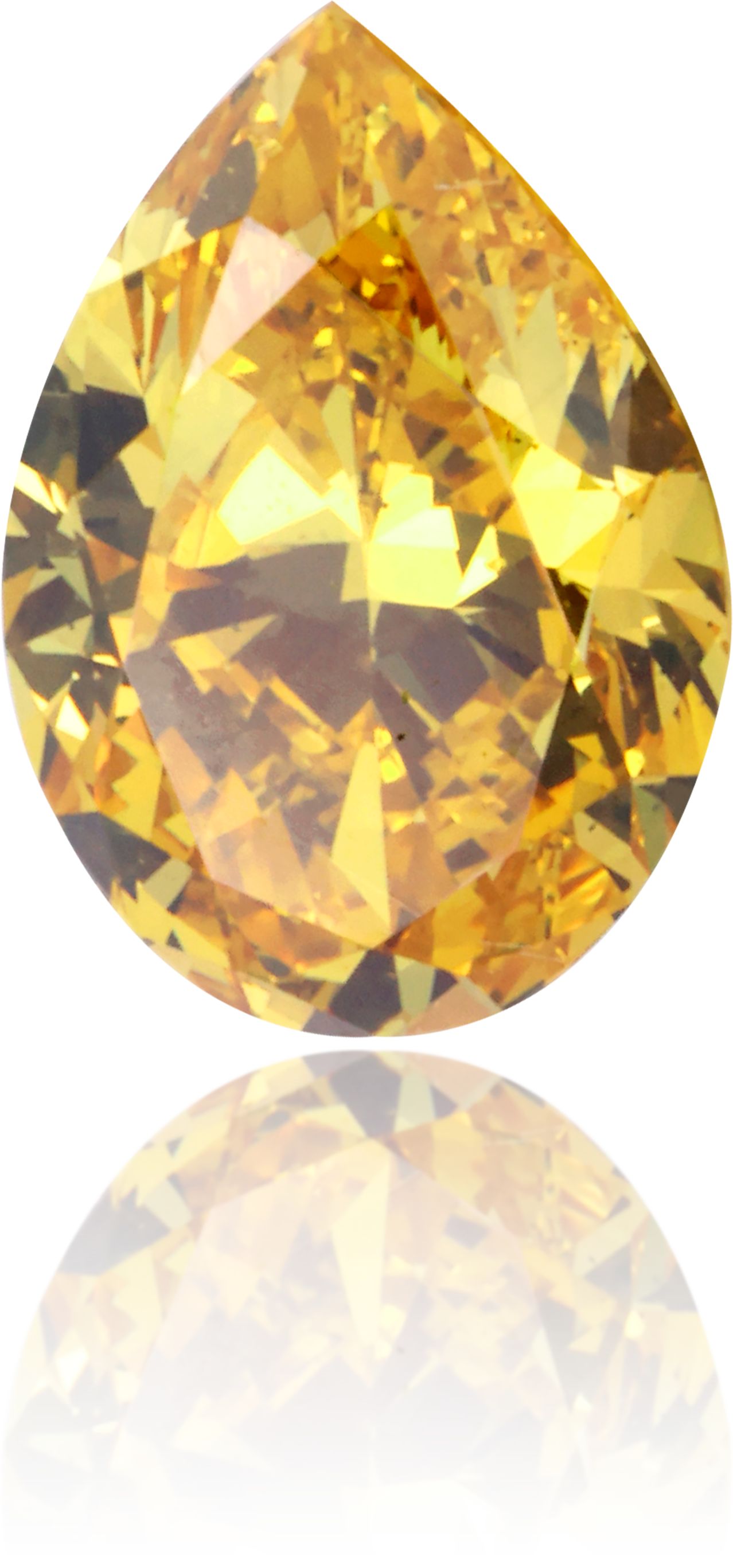 Diament 0.64 ct Fancy Deep Yellow/VS2
