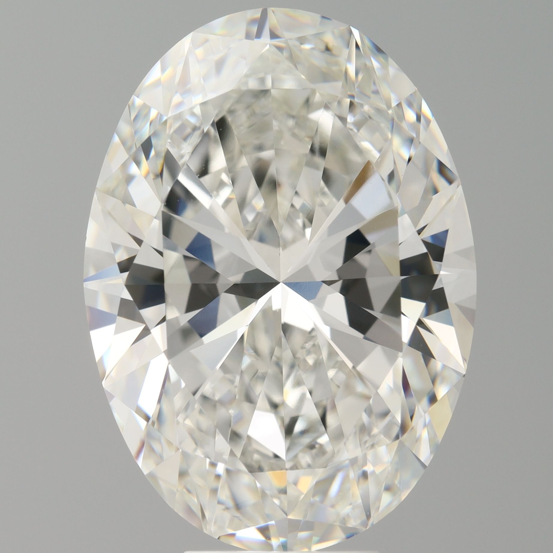 9.03 ct. oval Lab Grown Diamond front image