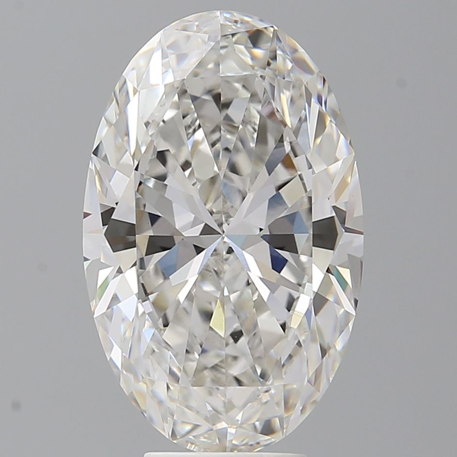 6.57 ct. oval Lab Grown Diamond front image