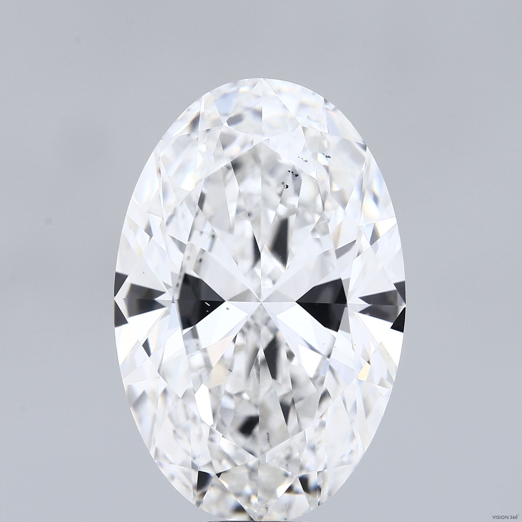 18.02 ct. oval Lab Grown Diamond front image