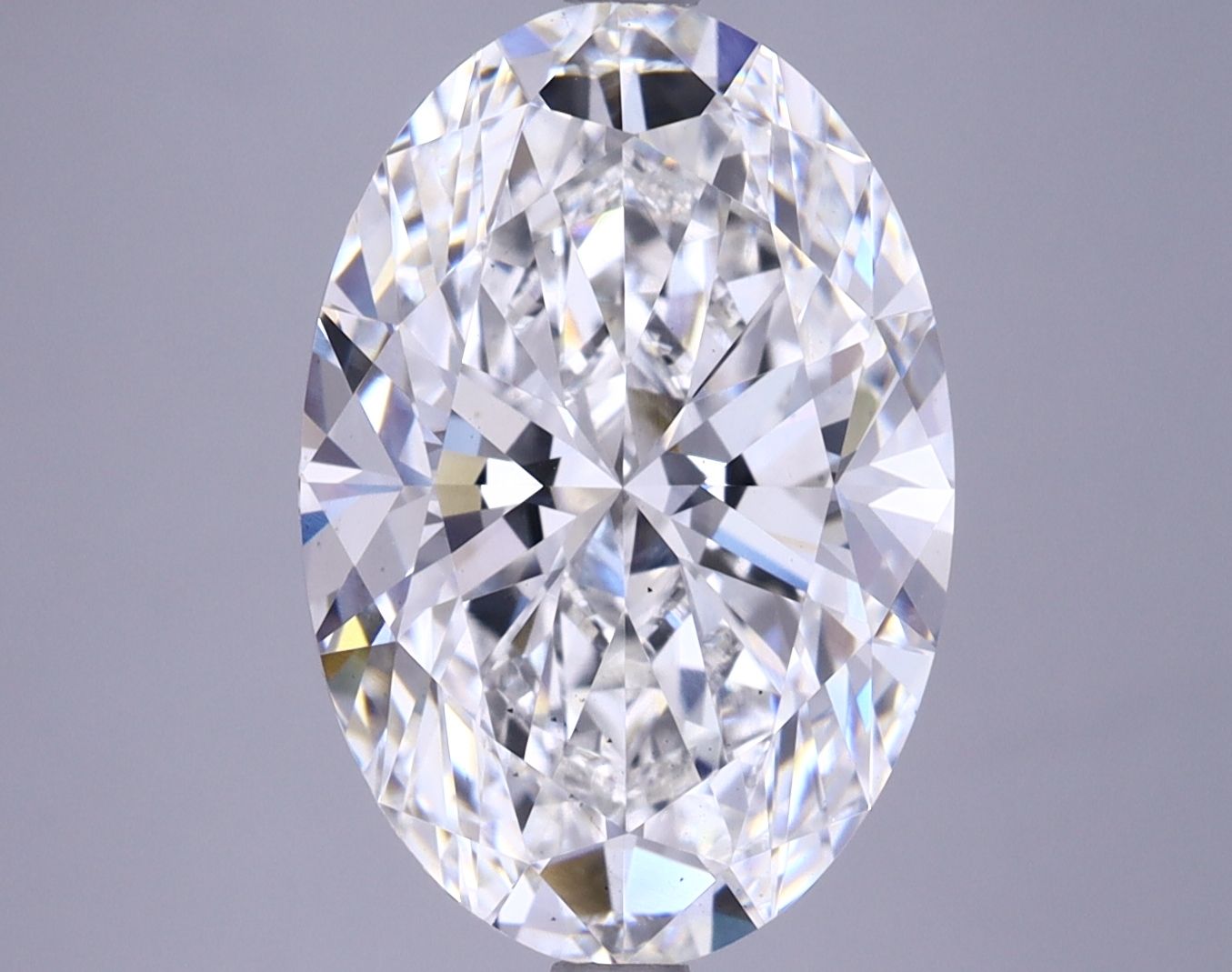 5.61 ct. oval Lab Grown Diamond front image