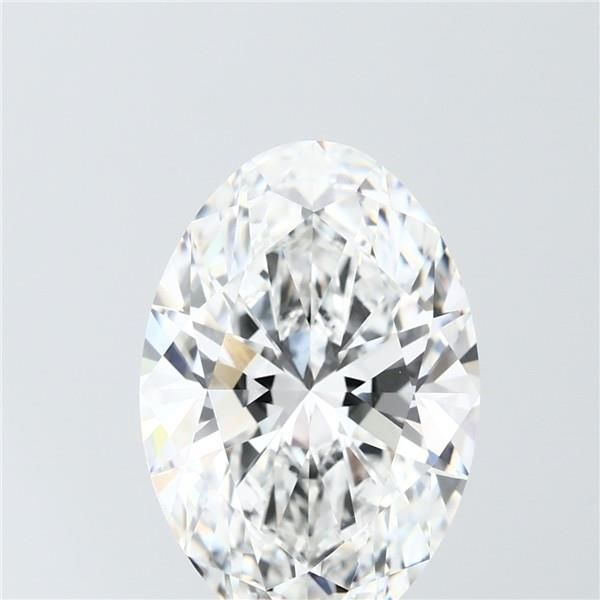 6.05 ct. oval Lab Grown Diamond front image
