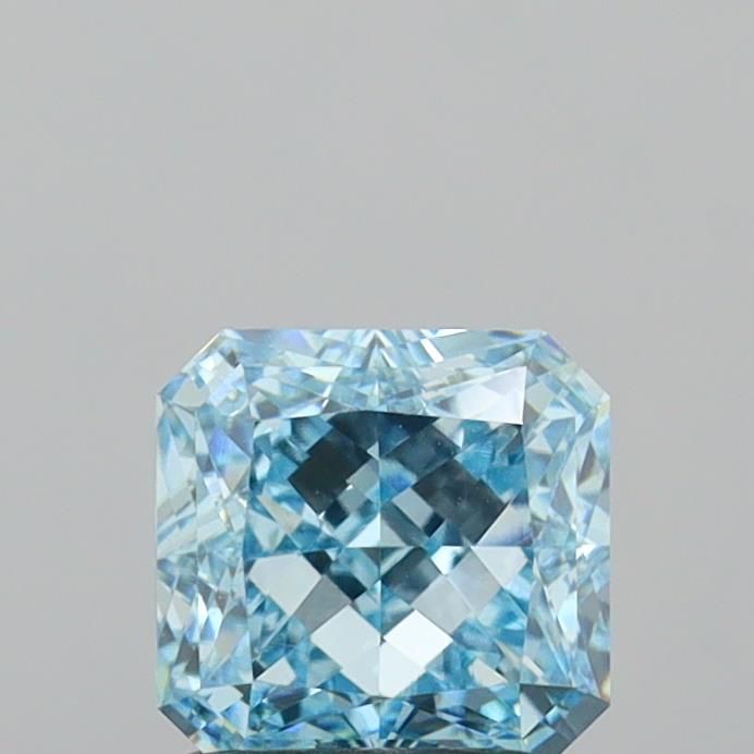 1.49 CT Fancy Intense Blue SQUARE RADIANT