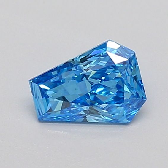 0.48 CT Fancy Vivid Blue HEXAGONAL