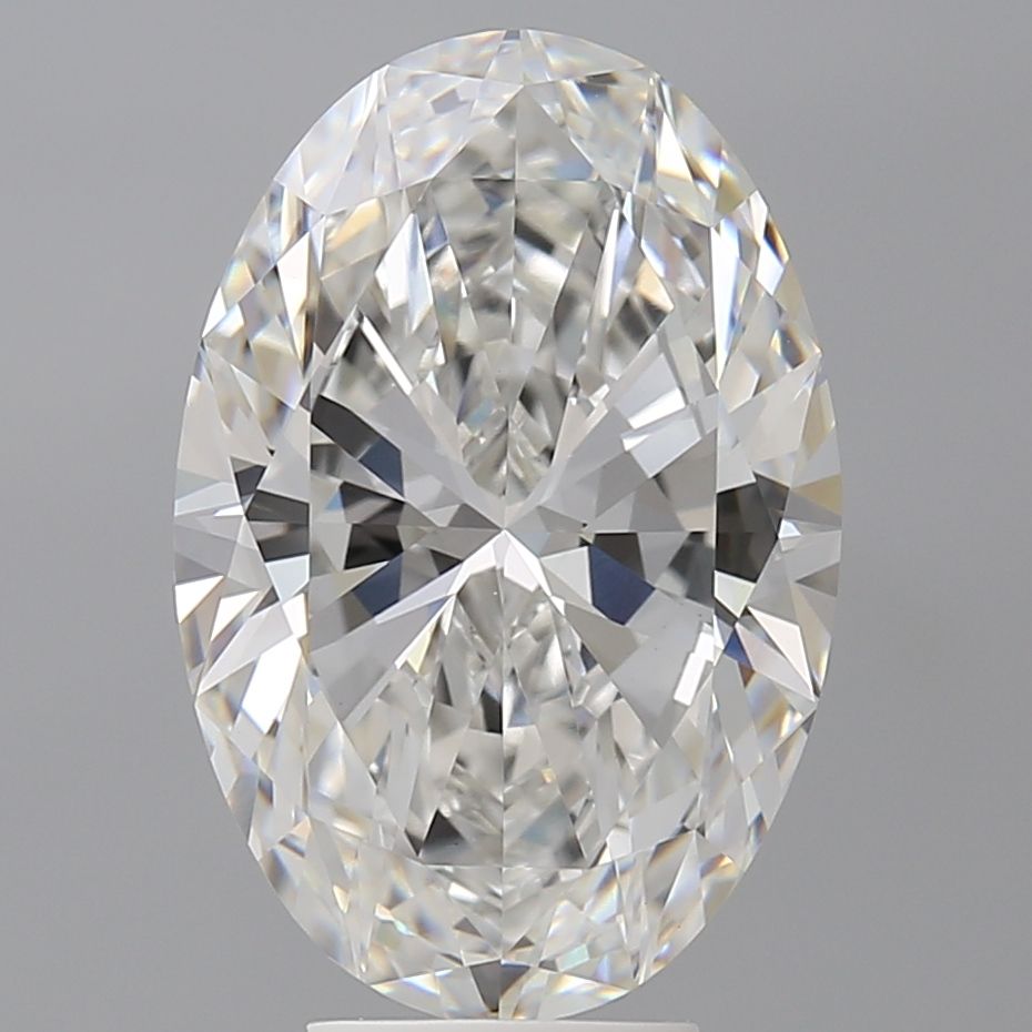6.07 ct. oval Lab Grown Diamond front image