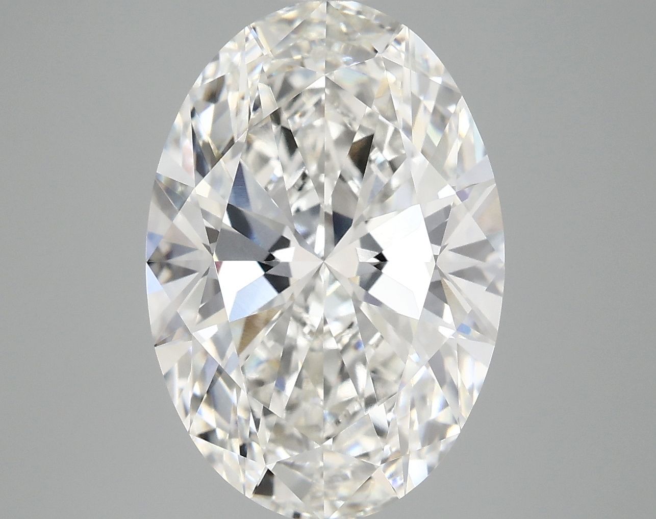 5.00 ct. oval Lab Grown Diamond front image