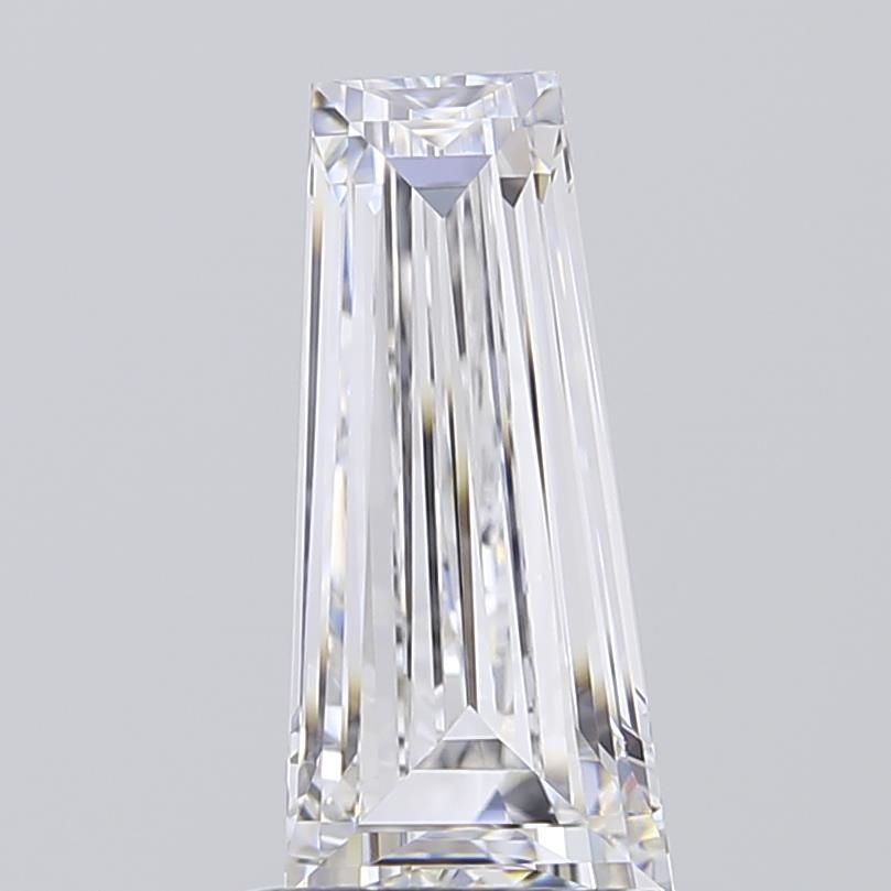 1.04 ct lab-grown Tapered baguette Diamond