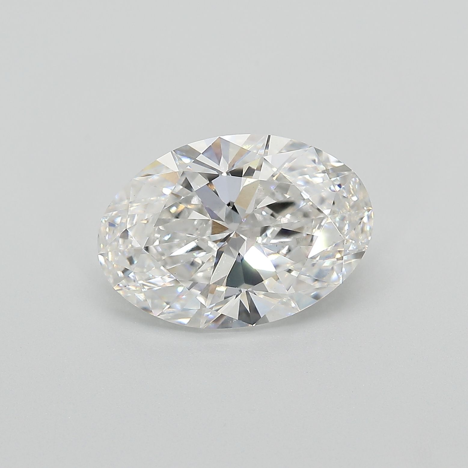 5.85 ct. oval Lab Grown Diamond front image