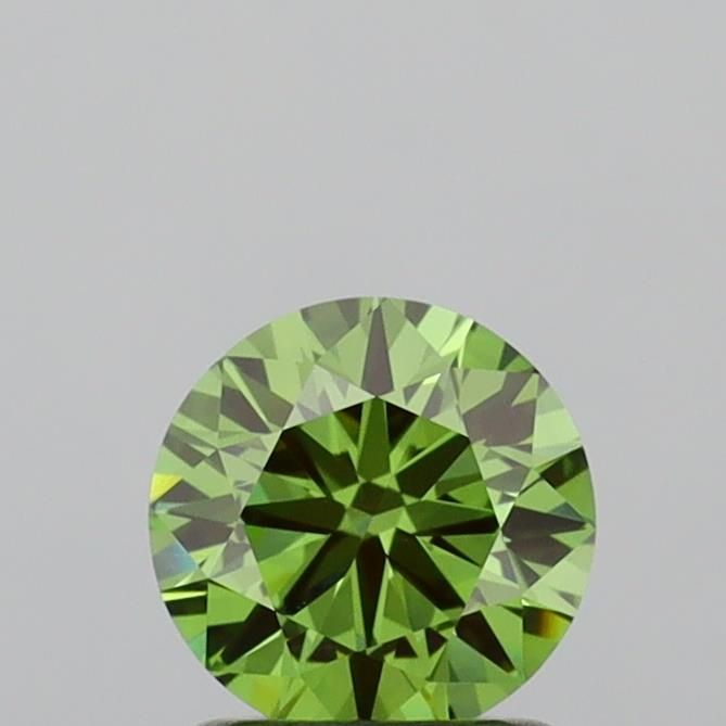 1.07 CT Fancy Vivid Green ROUND