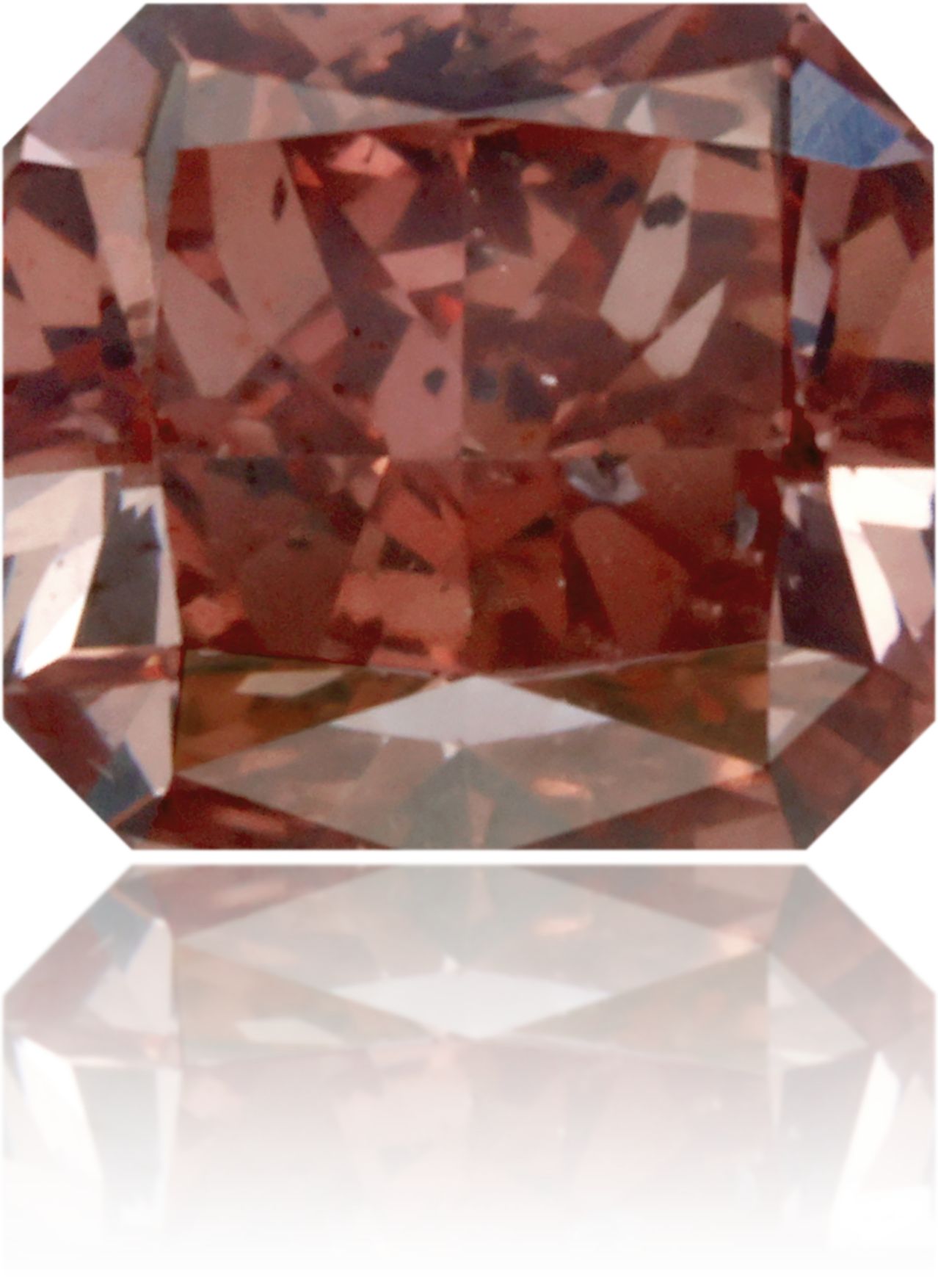 Diament 0.53 ct Fancy Deep Orangey Pink/SI2