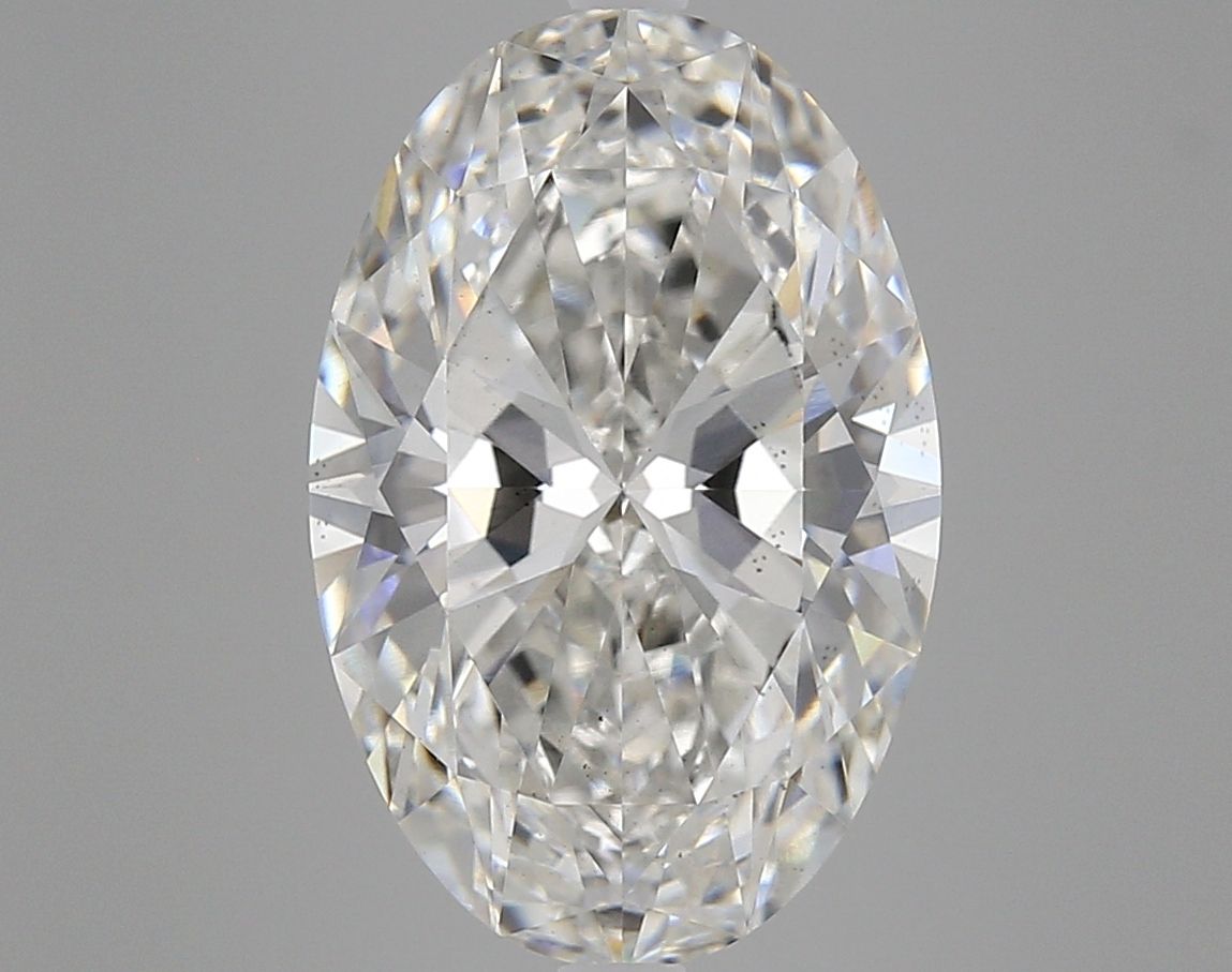 6.13 ct. oval Lab Grown Diamond front image