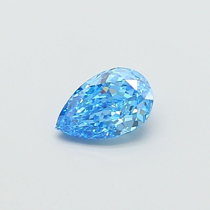 0.96 CT Fancy Vivid Blue PEAR