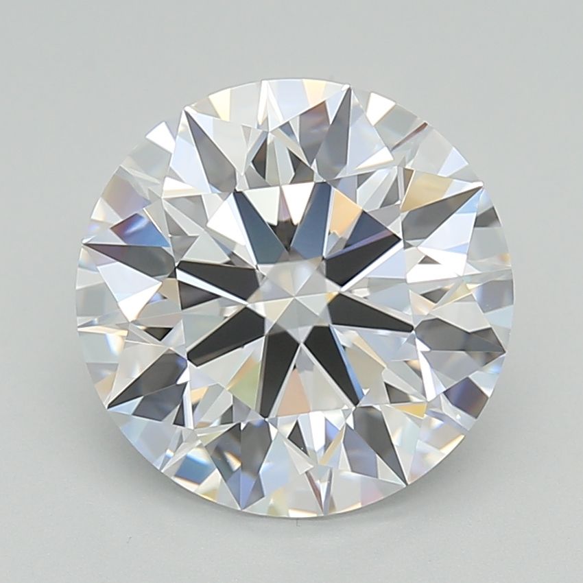 Diamant Rond 4.06 ct - Couleur D - Pureté VVS1