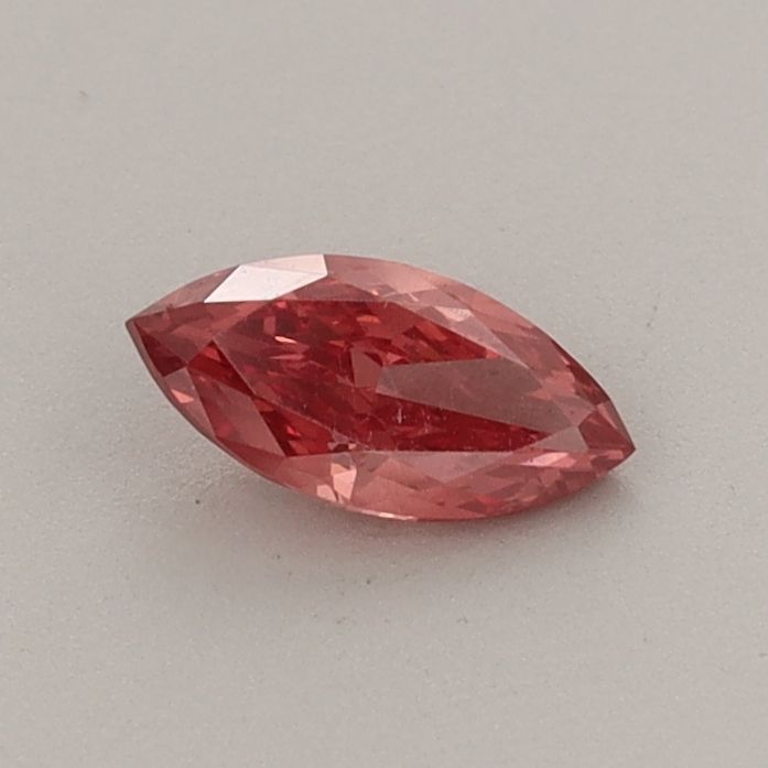 0.31 CT Fancy Vivid Pink Orange MARQUISE