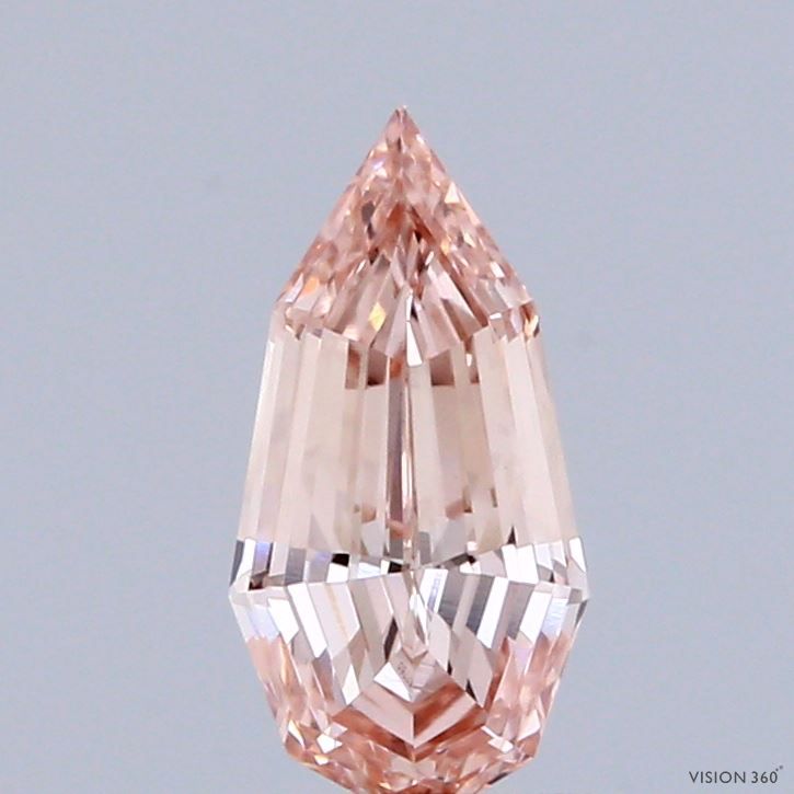 1.0 CT Fancy Pink PEAR