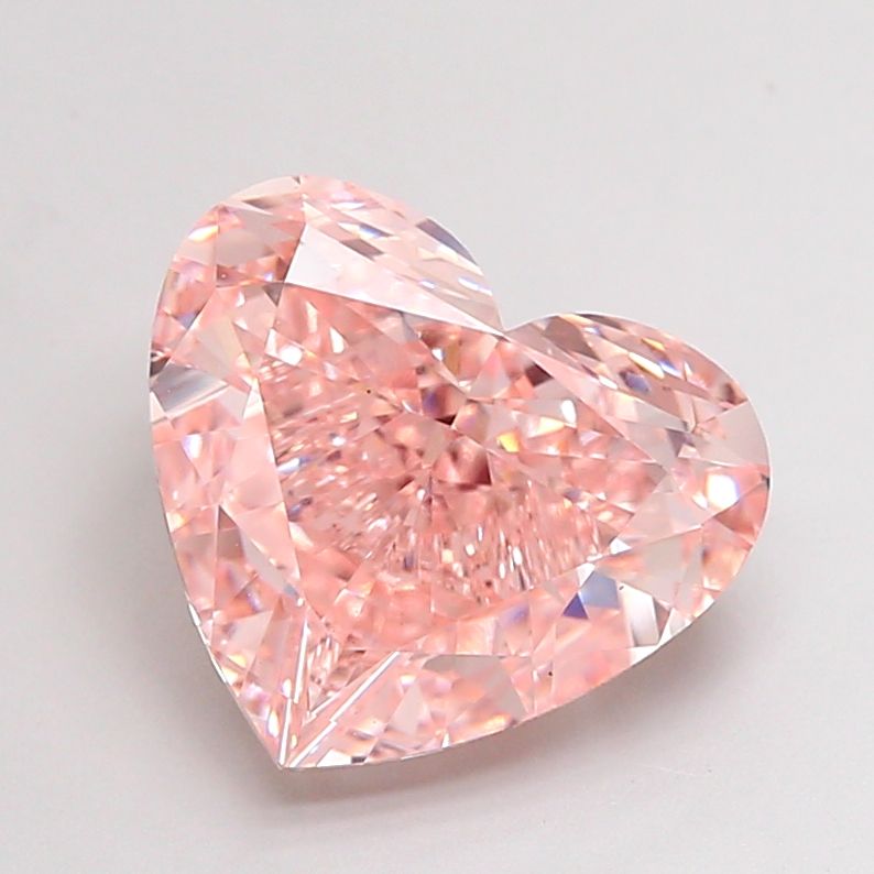5.07 ct. heart Lab Grown Diamond front image
