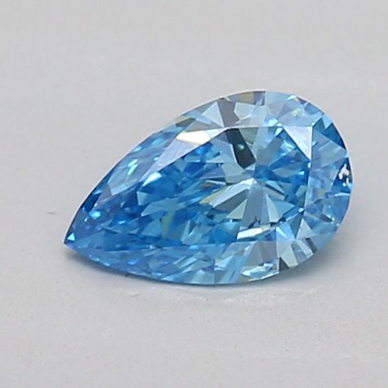 0.22 CT Fancy Vivid Blue PEAR