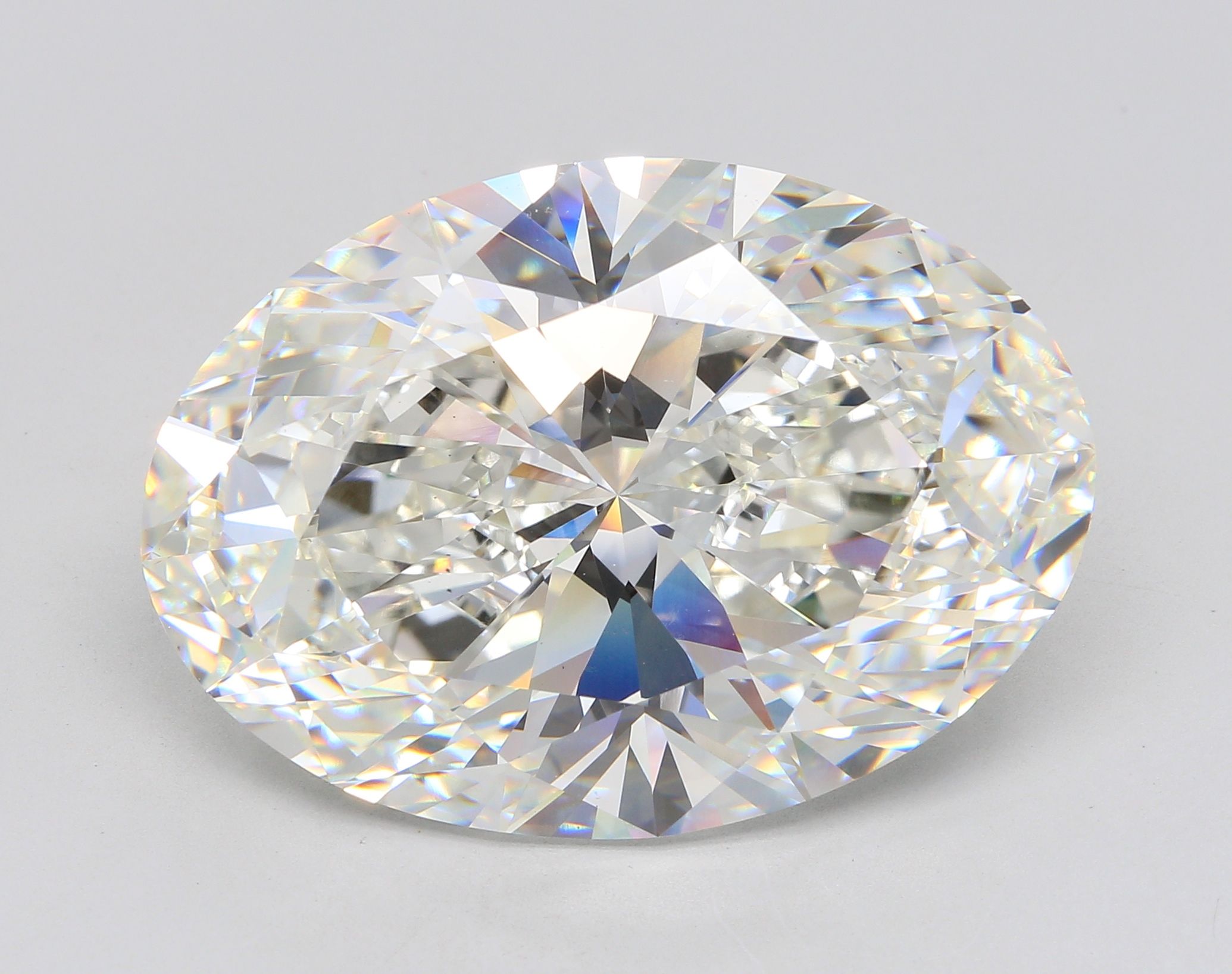 37.32 ct. oval Lab Grown Diamond front image