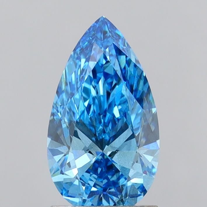 1.56 CT Fancy Vivid Blue PEAR