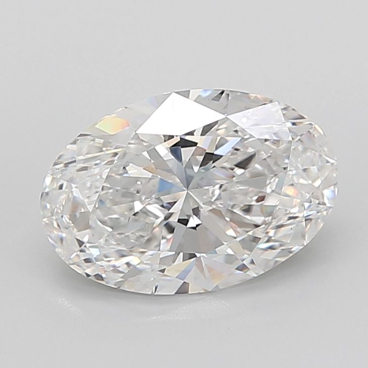 5.00 ct. oval Lab Grown Diamond front image