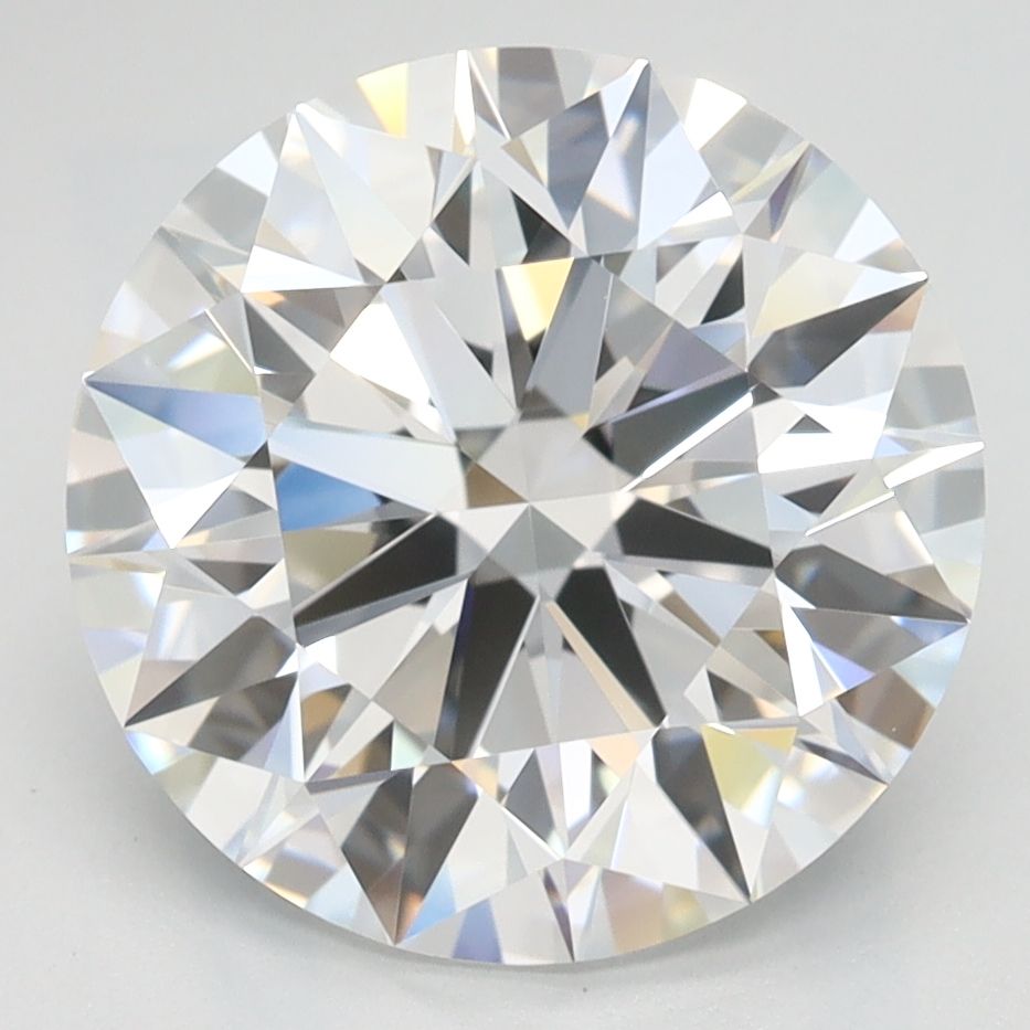 Diamant Rond 3.68 ct - Couleur D - Pureté VVS1