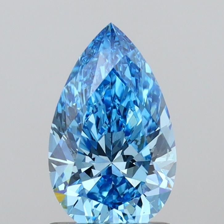1.01 CT Fancy Vivid Blue PEAR