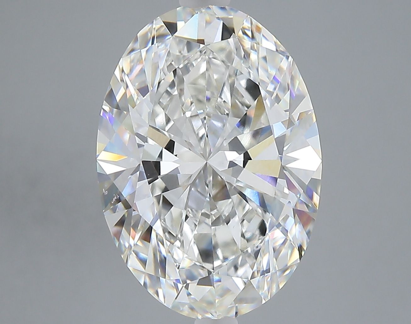 6.04 ct. oval Lab Grown Diamond front image