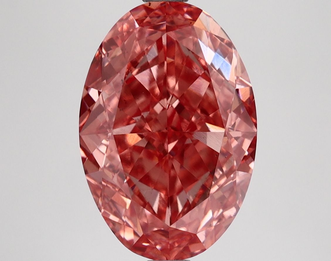 4.10 ct. oval Lab Grown Diamond front image