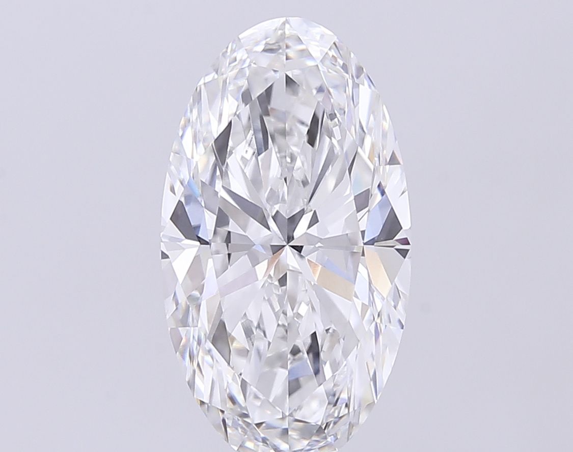 6.06 ct. oval Lab Grown Diamond front image