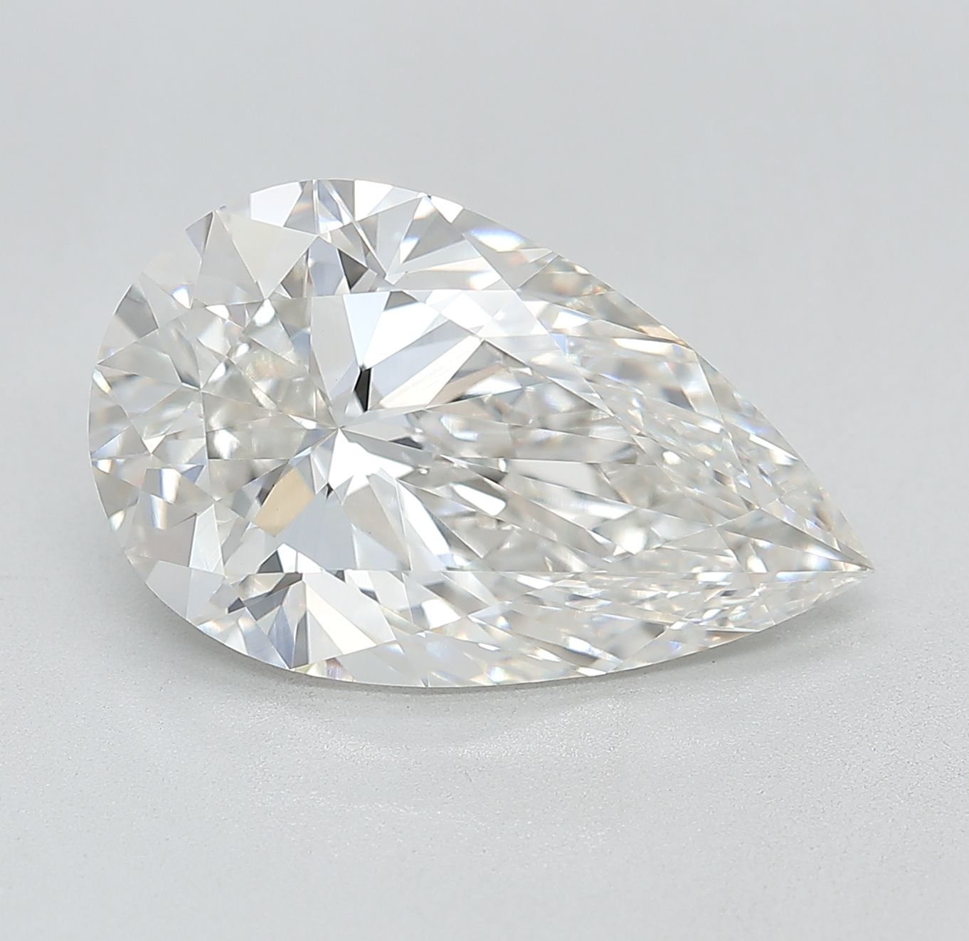 6.10 ct. pear Lab Grown Diamond front image