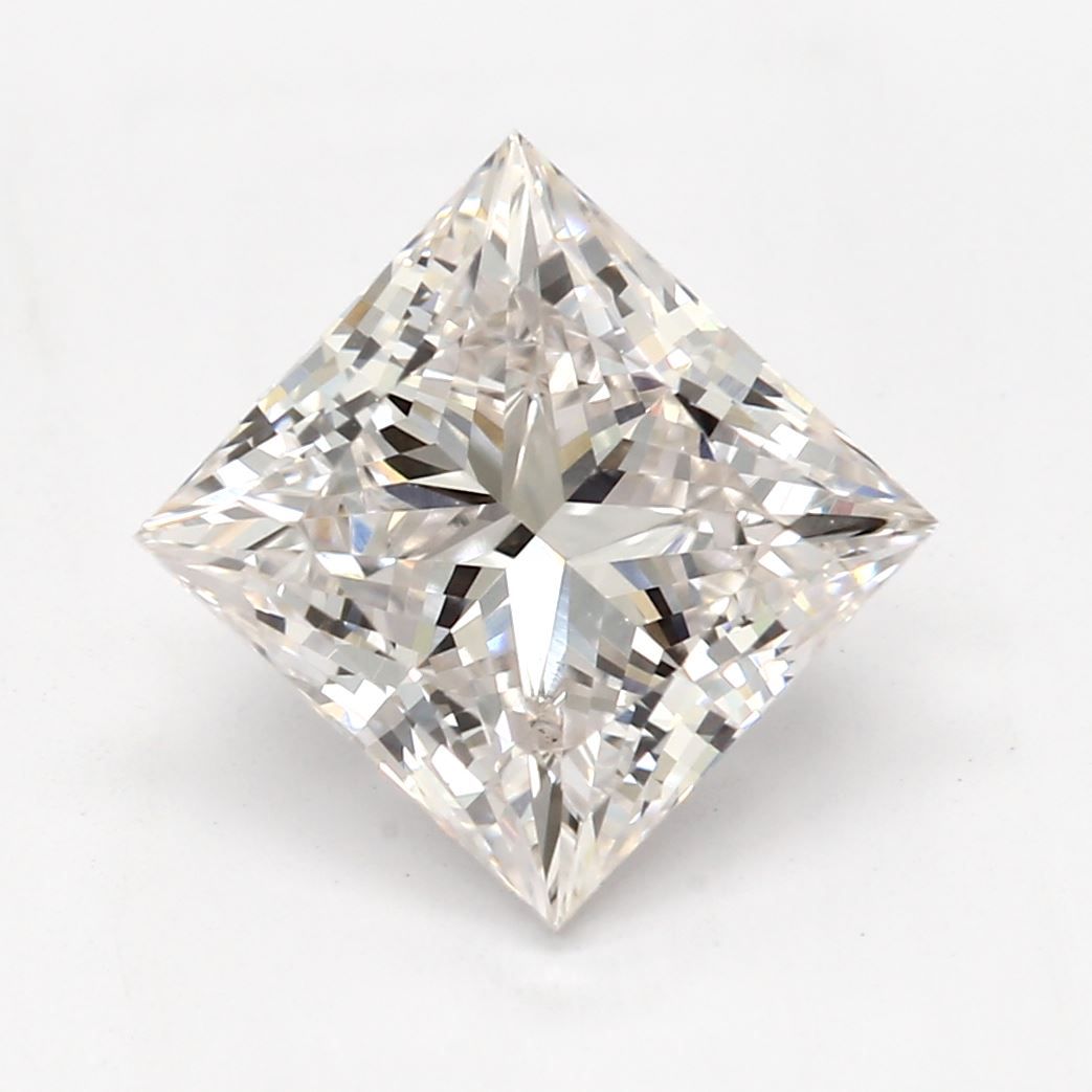 Diamant Princesse 1.59 ct - Couleur G - Pureté VVS2
