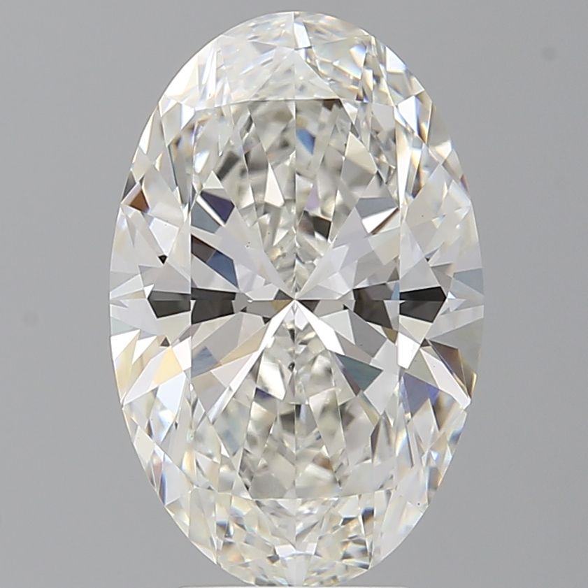 5.09 ct. oval Lab Grown Diamond front image