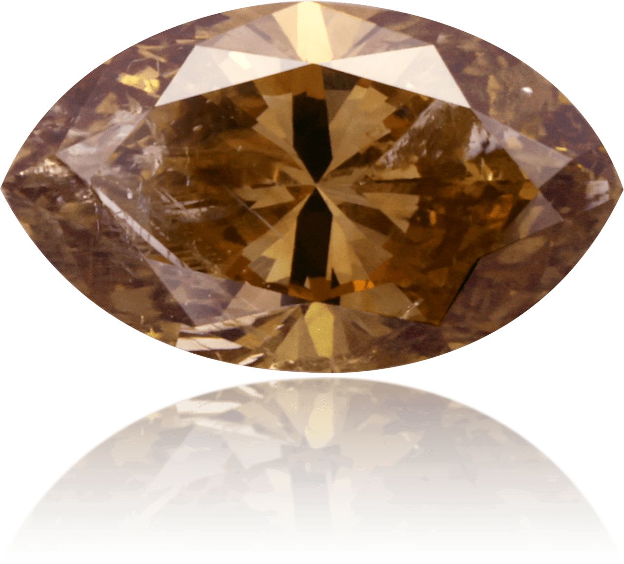 Diament 0.9 ct Fancy Deep Brown/I3
