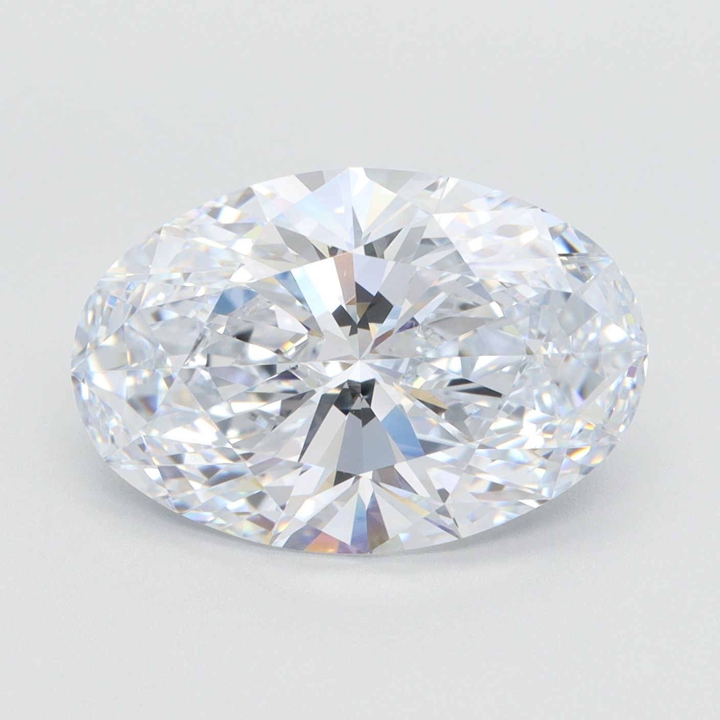 6.13 ct. oval Lab Grown Diamond front image