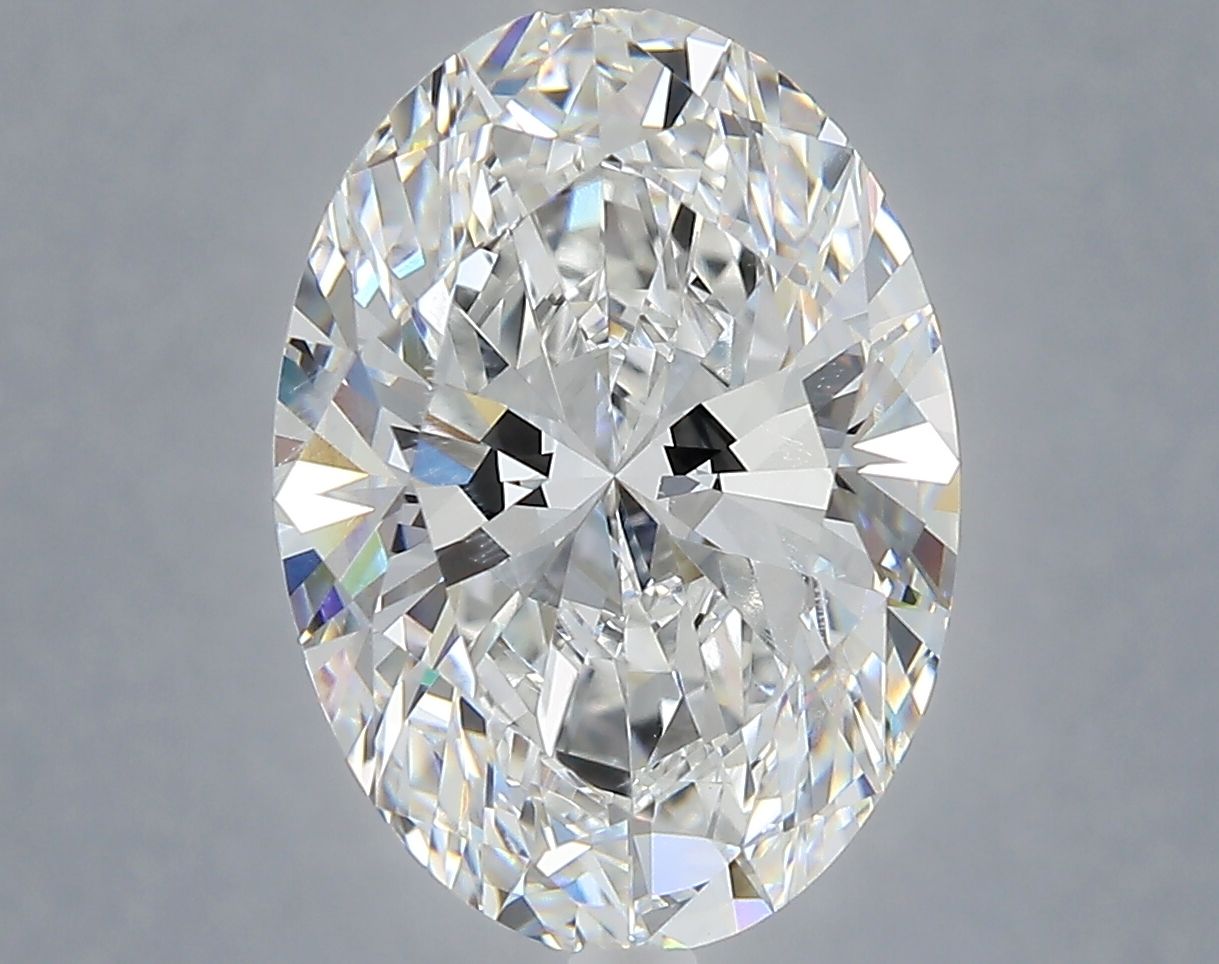 5.30 ct. oval Lab Grown Diamond front image