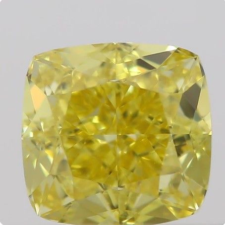 Diament 0.45 ct Fancy Vivid Yellow/IF