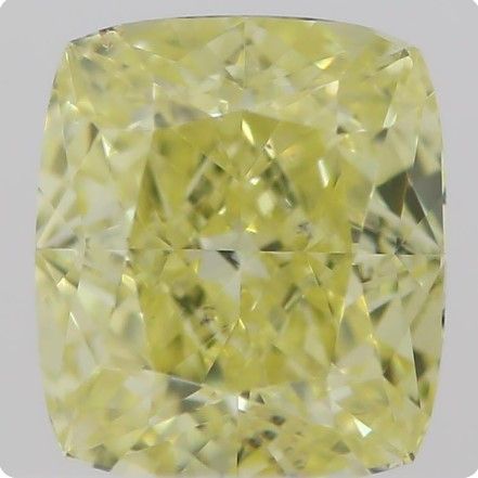 Diament 0.51 ct Fancy Yellow/SI1