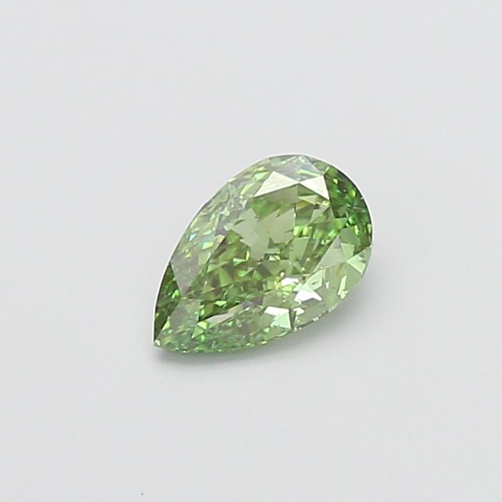 1.0 CT Fancy Vivid Green PEAR